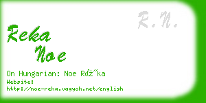 reka noe business card